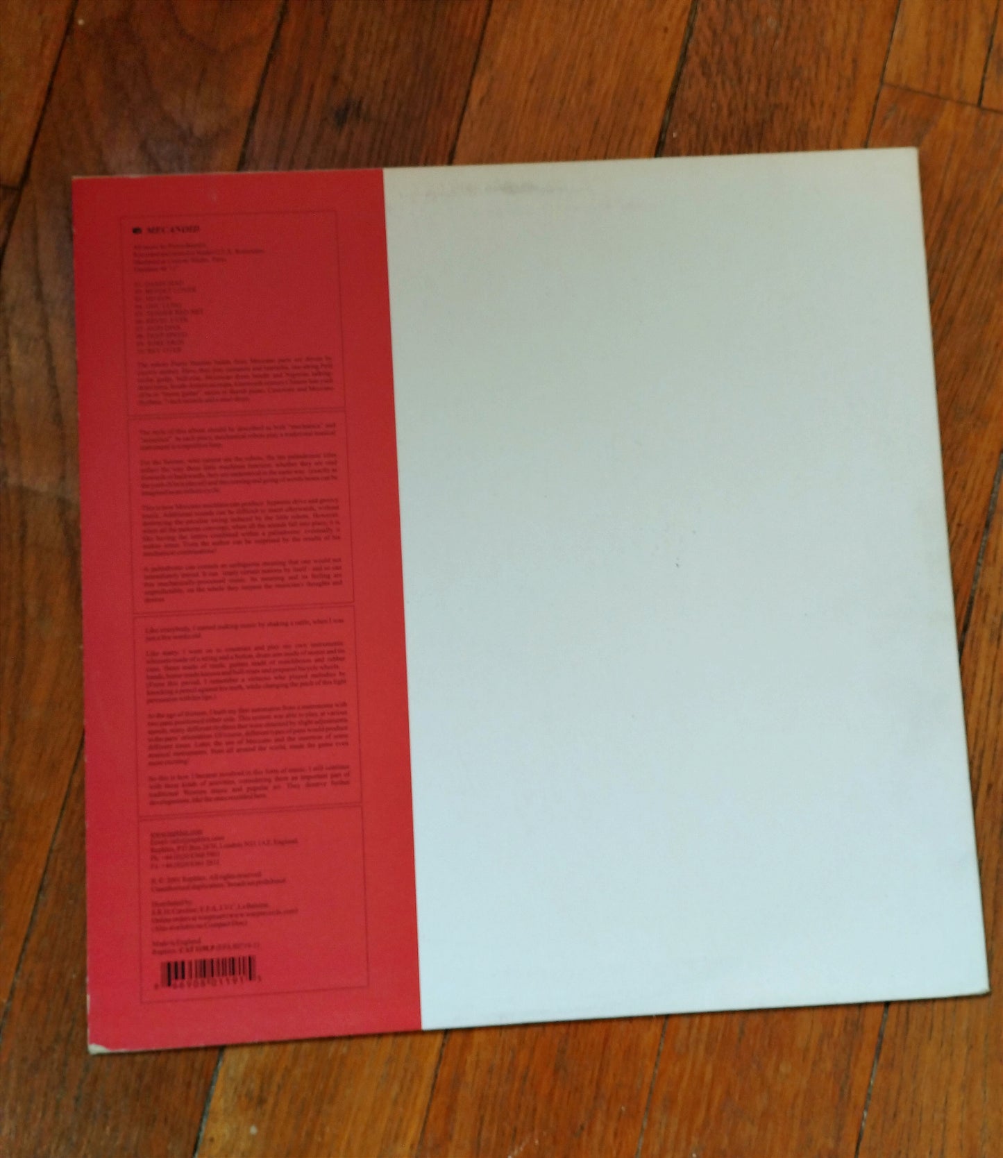 Pierre Bastien - Mecanoid LP