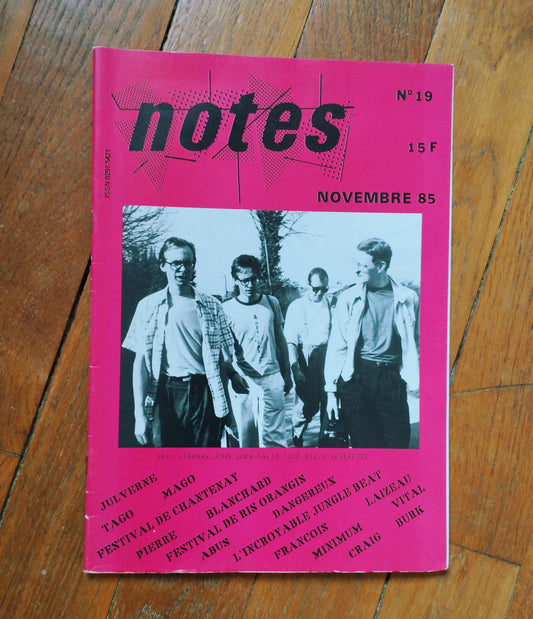 Notes - Novembre 85